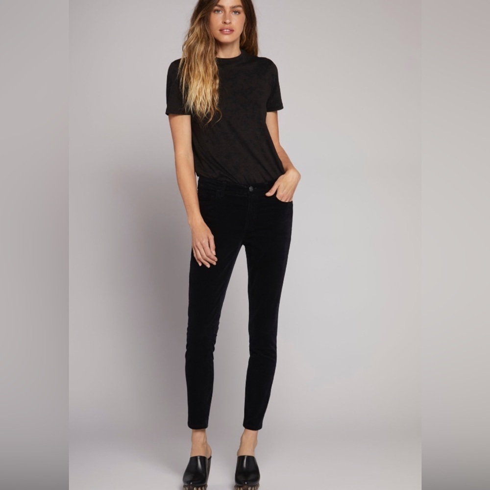 Sam Edelman Women's Black Skinny Pants velvet